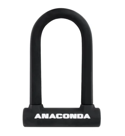 Всепогодный замок навесной с креплением на раму, силикон АВАНГАРД ANACONDA Т608 BLACK 14853 *1