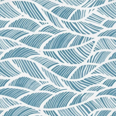 Коврик из вспененного ПВХ Vilina Листья голубые 7095 1,3х12м