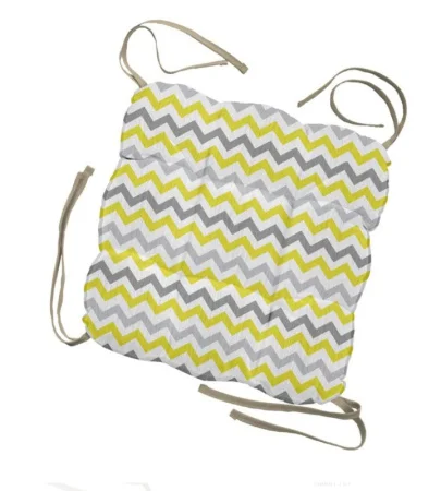 Подушка на стул с тафтингом 40х40 Vse DOMA рис 13166-8 Иллюзион