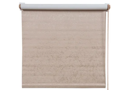 Рулонная штора блэкаут Венеция 50х160см розовое золото