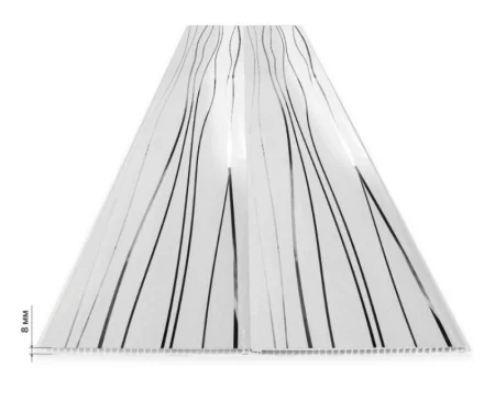 Панель ПВХ Stella Голография Серебряные Нити СН-41 2700х250х9