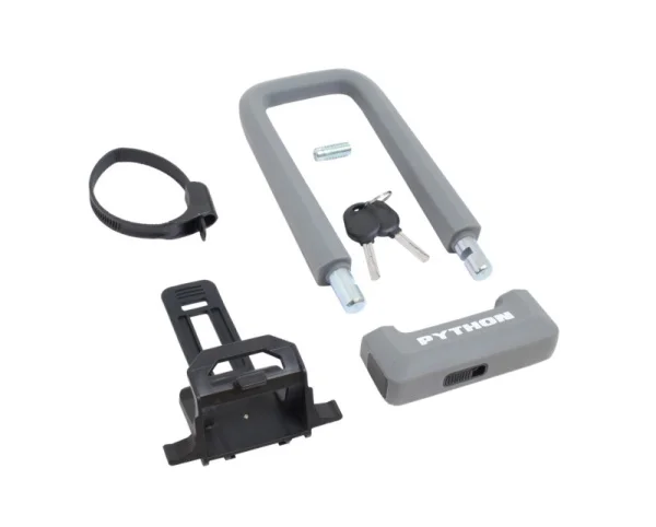 Всепогодный замок навесной с креплением на раму, силикон АВАНГАРД PYTHON 626 GREY 14856 *1