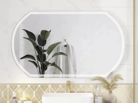 Зеркало с подсветкой Cersanit Design 090 1000х600мм с антизапотеванием