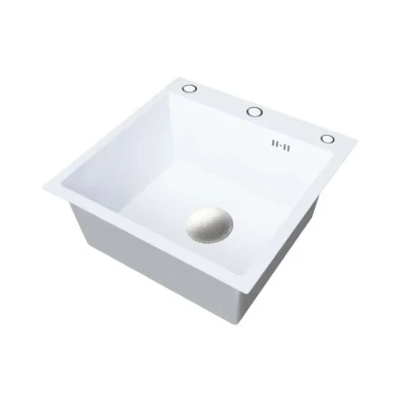 Мойка нерж. сталь "Knois" 500х500х220мм толщ. 0,8мм белая KN505003 (Dikalan) *1