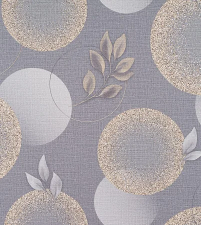 Обои горячего тиснения Инди 10859-05 1,06х10м геометрия темно-серые