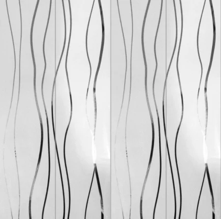 Панель ПВХ Stella Голография Серебряные Нити СН-41 2700х250х9