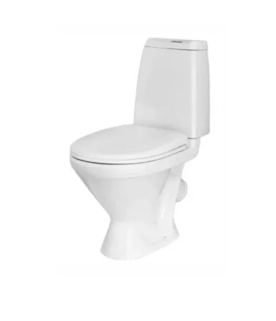 Унитаз-компакт "Кама Стандарт" арматура 1-режимная, сиденье полипропилен Белый S1 WC.CC/Kama/1-P/WHT.G/S1 (Sanita) *1
