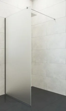 Душевое ограждение 900х1900мм, матовое стекло 6мм, крепление к стене на коннекторы ПС6*90*190М (РусАк)