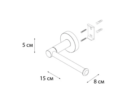 Держатель для туалетной бумаги без крышки Fixsen Сomfort Gold золото сатин FX-87010A