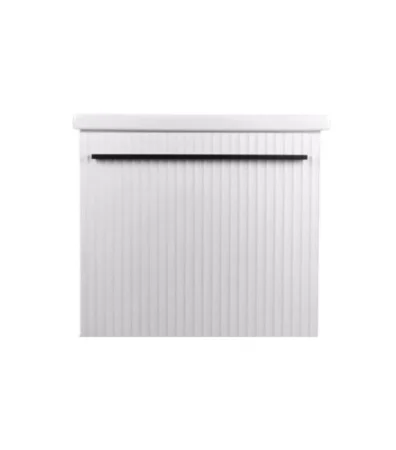 Тумба подвесная AGATA Суматра 60 АТ60-436 Тортора, 2 ящика с раковиной Como 60