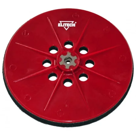 Насадка для дрели и УШМ под "липучку" 225мм д\МШС 1923Э, мягкая Elitech 1820.128000 *1