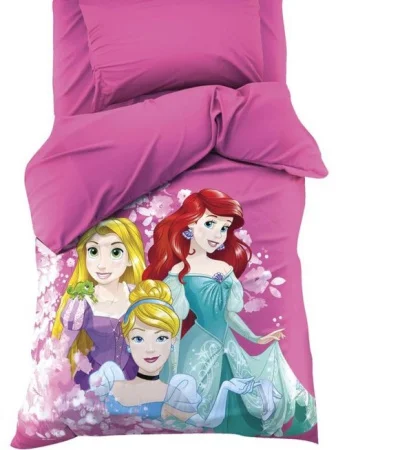 Постельное белье Disney 1,5сп Принцессы 143х215см 150х214см 50х70 -1шт 100% хлопок поплин 125 г/м2 3989295