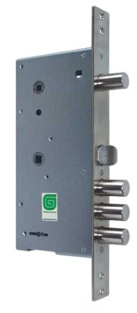 Замок врезной ГАРДИАН сувальдный с задвижкой и защёлкой ЗВ 30.15, 4 кл. (длинный кл. 59 мм) /123:208