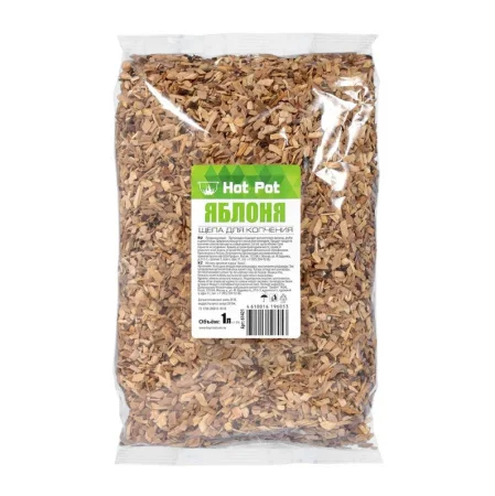 Щепа для копчения Яблоня 1л Hot Pot 61421