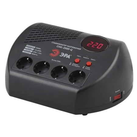 СНК-1000-Ц ЭРА Стабилизатор напр. компакт, ц.д., 160-260В/220В, 1000ВА (4/96)