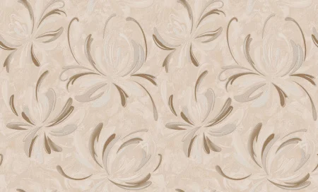 Обои вспененный винил на флизелине Белвинил Искра-51 11СБ3-Д 1,06х10м цветы бежевые