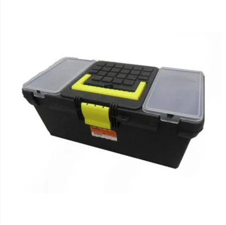Ящик для инструмента пластиковый с пласт. замком 390х200х170мм 16` 2 органайзера Дельта П2200 *1