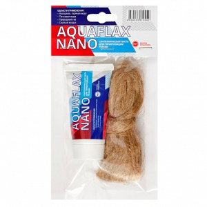 Комплект монтажный Aquaflax Nano (паста 30 гр+лен 15 гр) *50