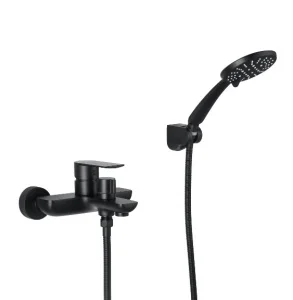 Смеситель для ванны одноручный с коротким изливом Avrora Moon AV3531 черный