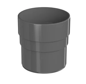 Муфта трубы ТН ОПТИМА D120 80мм серая 128179 кор-84шт