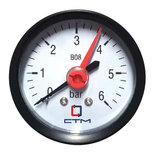 Манометр аксиального подключения 1 4 , измерение до 6 бар  CPM14A06 (СТМ)  1 100
