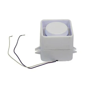 Оповещатель охранно пожарный Свирель-12 аварийный звуковой 100дБ питание 12В корпус белый (Аврора)