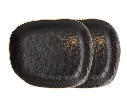 Набор тарелок Bronco  Midnight Gold  2шт 26,5см 42-437  1 12