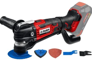 Реноватор Зубр МФИ-18Н аккум. 18В, C1-18, OQIS, без АКБ, набор насадок, 5000-20000 кол/мин *1