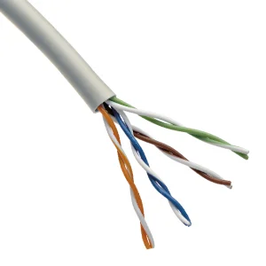 Кабель витая пара U/UTP кат.5e 4х2х24AWG solid CU PVC серый 01-0043 Rexant