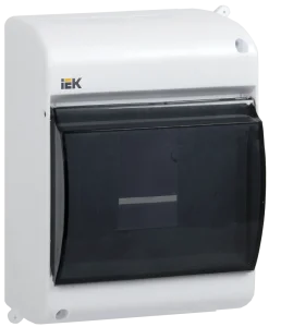 Бокс ОП КМПн 2 4  Krepta 3  для 4 авт. выкл. IP30 бел. MKP42-N-04-30-12 (IEK)  1 12 96