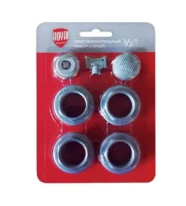 Комплект переходников 1"х1/2" без кронштейнов Royal Thermo Silver (RT02.1-2) Комплект переходников 1"х1/2" без кронштейнов Royal Thermo Silver (RT02.1-2)