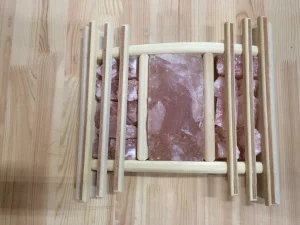 Абажур ГС-6 с гималайской солью (абаши, высота 35 см) угловой, тонированный *1 Абажур ГС-6 с гималайской солью (абаши, высота 35 см) угловой, тонированный *1