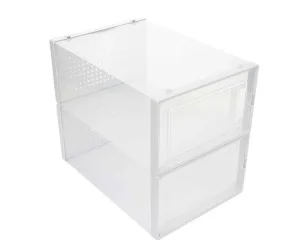 Набор контейнеров для обуви 2шт прозрачный HM-3L-901-2 (Hausmann)  1