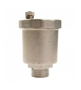 Воздухоотводчик автоматический STI 1/2" прямой никелированный *1 Воздухоотводчик автоматический STI 1/2" прямой никелированный *1