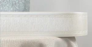 Бленда Норд Белый жемчуг 70мм высота 70мм, рулон 30м