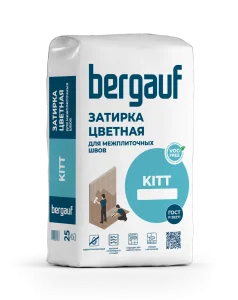 Затирка на цементной основе Bergauf Kitt Серая 25 кг