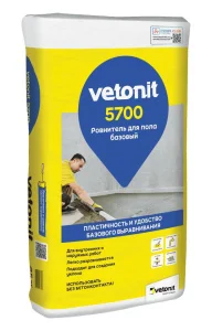 Ровнитель для пола 5700 25кг ВЕТОНИТ РОССИЯ 1уп=48шт