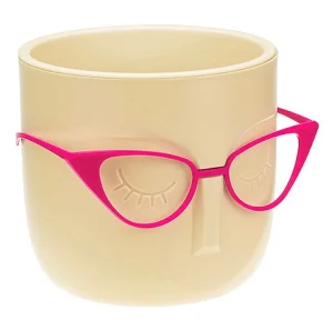 Кашпо для цветов Мари М3075 Белая глина 0,65л d115мм