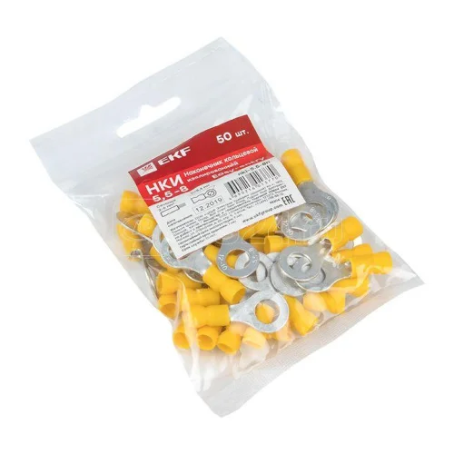 Наконечник кольцевой НКИ 6.0-8 (упак 50 шт) nki-5.5-8n (EKF)  1