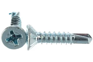 Саморез оконный, сверло, белый цинк 3,9х25 уп. - 10 шт. SteelRex