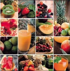 Клеенка  1,4х20м М8504А  фрукты  *1/20