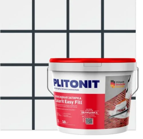 Затирка д швов эпоксидная  Colorit Easy Fill  антрацит 2кг 00-007402 (PLITONIT)  1 4