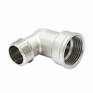 Угольник 3/4"х1/2" в-н никелир. *10/160 Угольник 3/4"х1/2" в-н никелир. *10/160