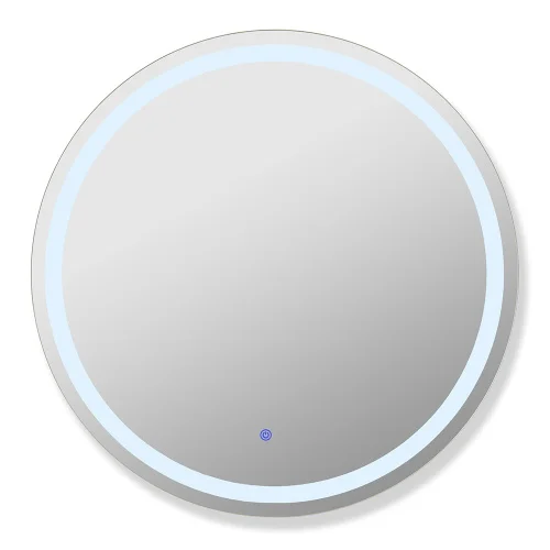 Зеркало настенное с LED- подсветкой D-70см с гравировкой 7075-Zm1 (Мансарда)  1