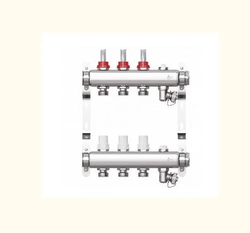 Коллекторная группа STI нерж.сталь 1  х3 вых. Евроконус 3 4 в сборе со встр. расходомерами  1 5