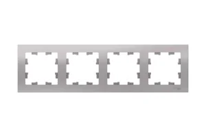 Рамка 4-м  AtlasDesign  универс. алюм. ATN000304 (SchE)  5