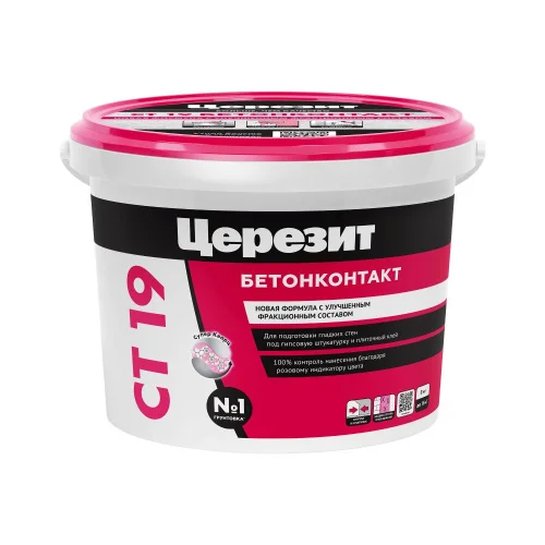 Грунтовка СТ-19 бетонконтакт 3кг 2473931 (Церезит)  6 168