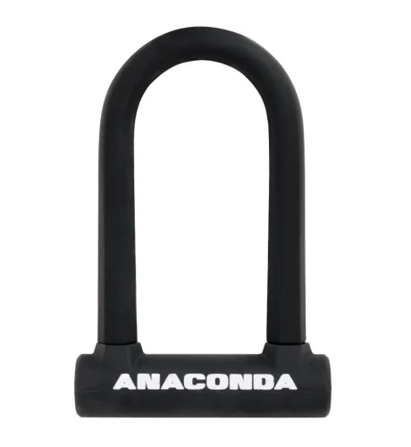 Всепогодный замок навесной с креплением на раму, силикон АВАНГАРД ANACONDA Т608 BLACK 14853  1