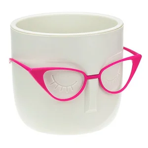 Кашпо для цветов Мари М3075 Белый ротанг 0,65л d115мм