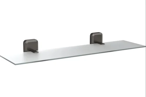Полка прямоугольная 1-яр  Storm  стекло KLE-STORM034 (Kleber)  1
